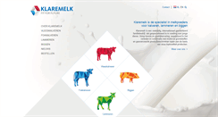 Desktop Screenshot of klaremelk.com