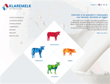 Tablet Screenshot of klaremelk.com